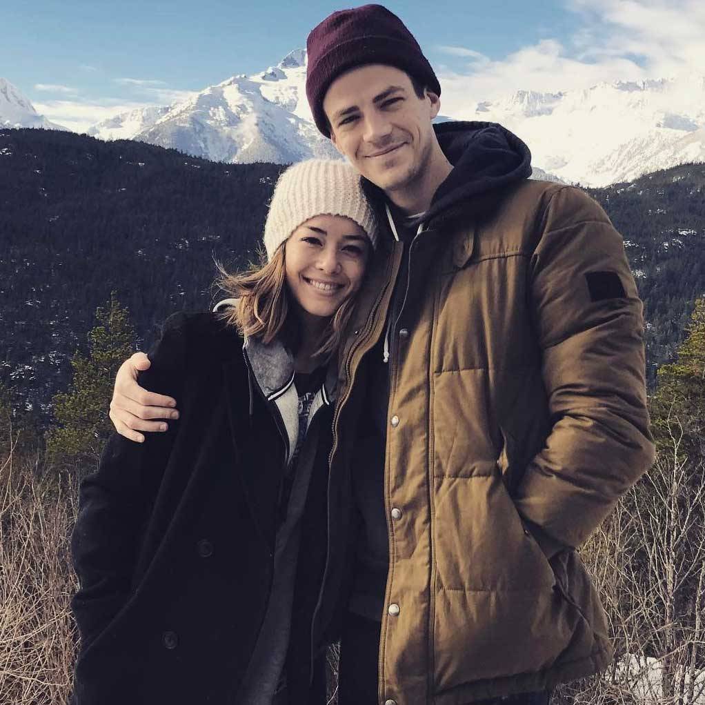 Andrea Thoma with Grant Gustin