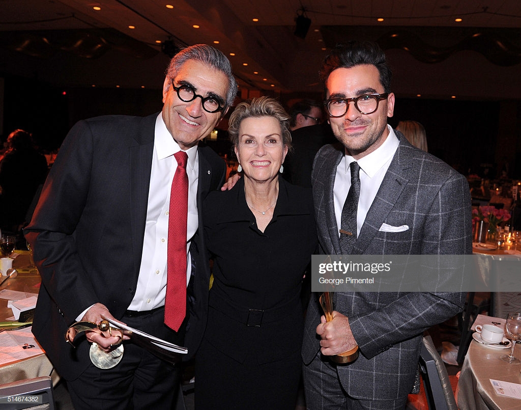Eugene Levy, Deborah Divine Levy and Daniel Levy